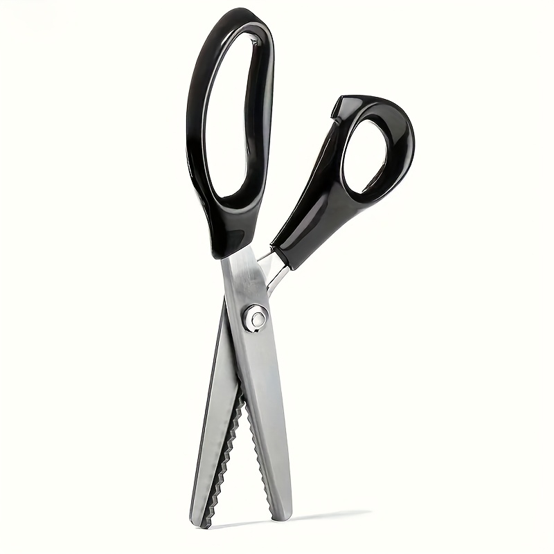Pinking Shear Blade - プロ仕様のピンキングシザー、鋸歯状の刃、ヘビーデューティーな布切りばさみ、洋裁、キルティング、オフィス、クラフト、布切り用