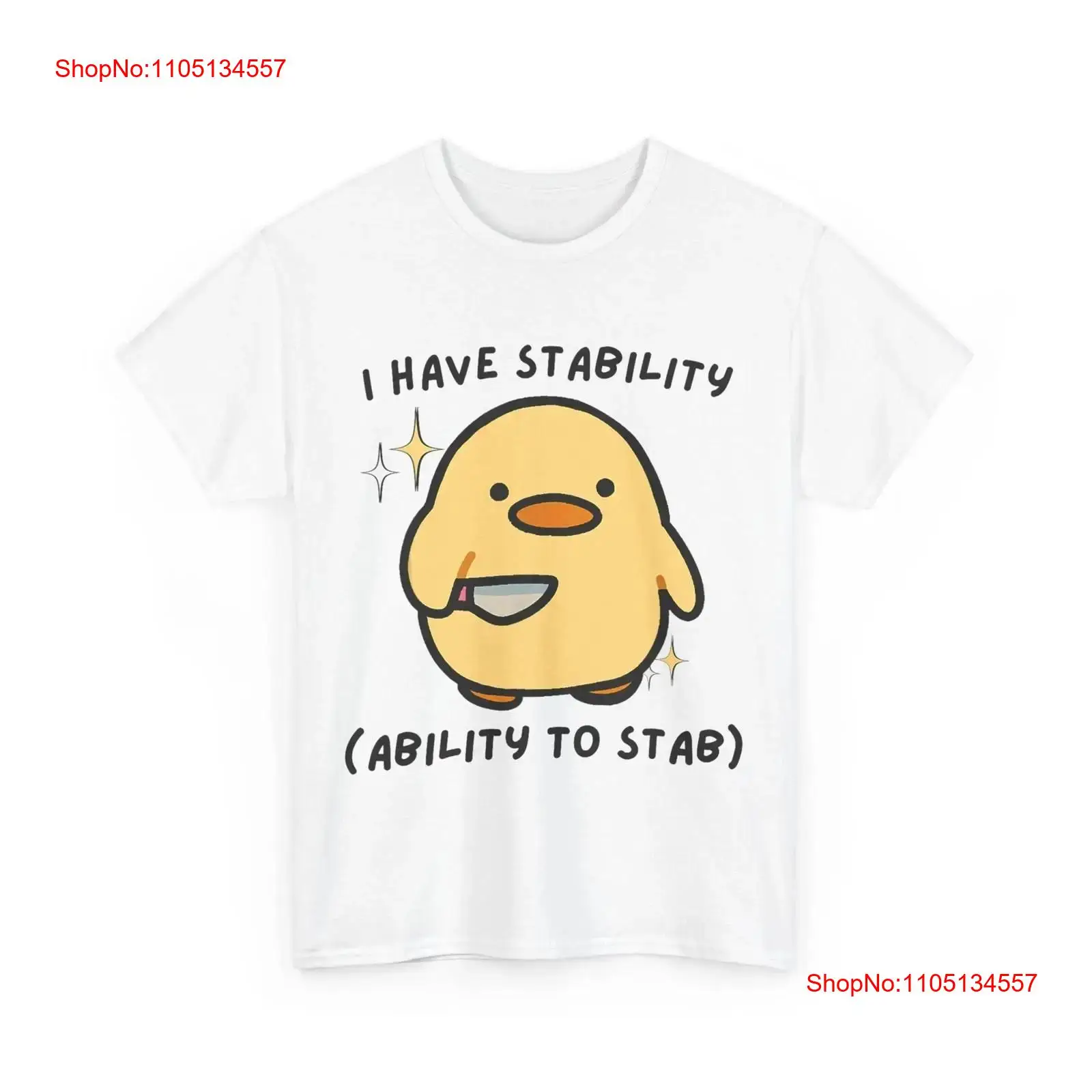 Knit Stabilizer Stretch - 私は安定性があり、面白いかわいいアヒルを刺す能力があります Tシャツ サイズ S 4XL ヴィンテージ