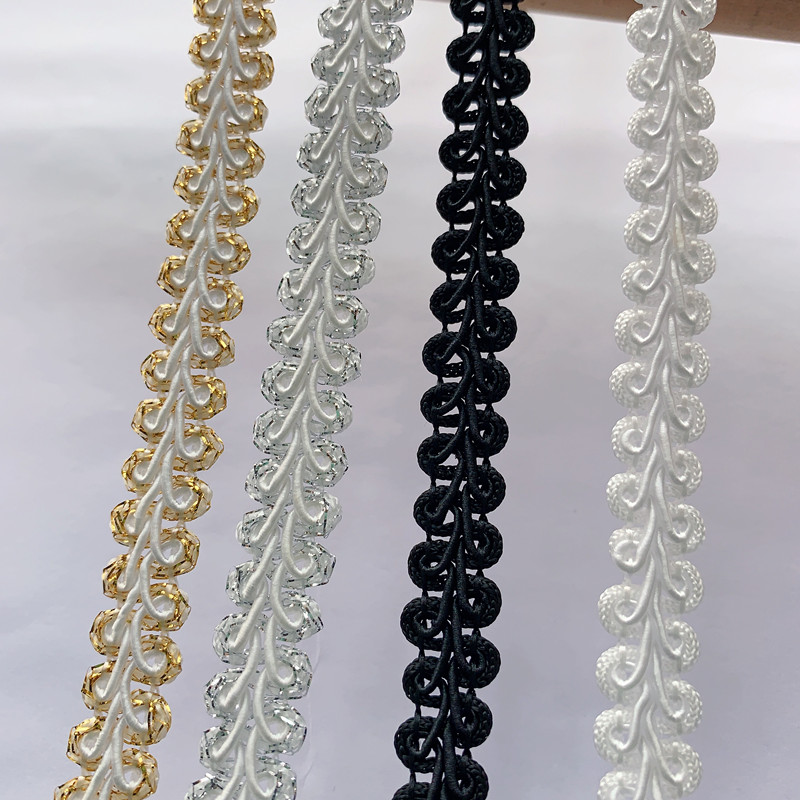 各パック5m/16.4ftの手作り織りコイルレーストリム、光 - Sewing Textile Art のレビューと価格