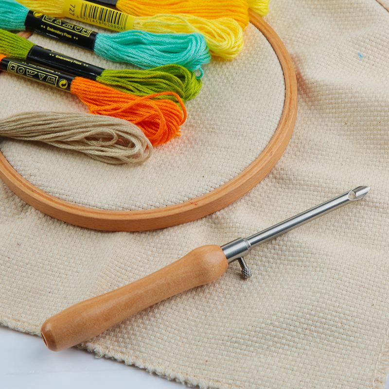 簡単な刺繍DIY調整可能なパンチニードルセット5個入り、手作 - Sewing Textile Art のレビューと価格