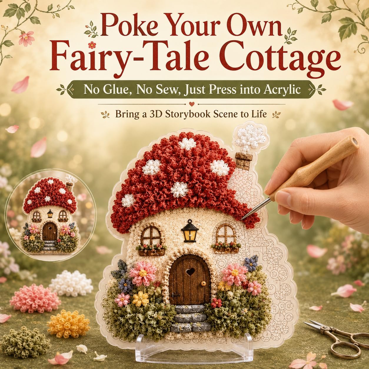 DIY 3Dファブリックポケアートキット　風変わりなパンプキ - Sewing Textile Art のレビューと価格
