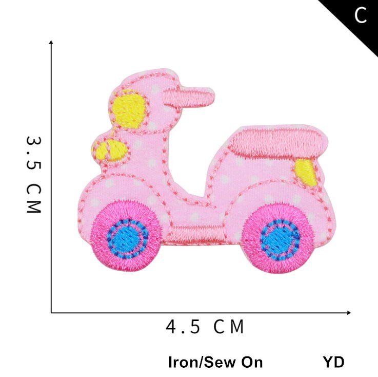 衣類用刺embroideredパッチ,縫製モチーフ,アップリ - Sewing Id のレビューと価格