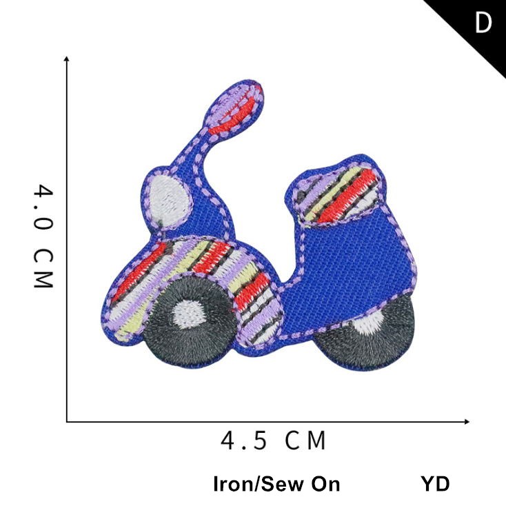 衣類用刺embroideredパッチ,縫製モチーフ,アップリ - Sewing Id のレビューと価格