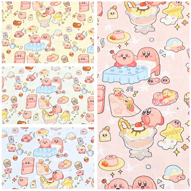 漫画カービィ綿 100 生地縫製材料 DIY パッチワークテ - Textile And Sewing Materials のレビューと価格